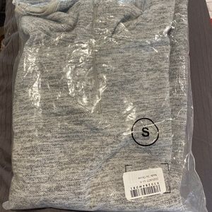 Womens small gray zip sweatshirt